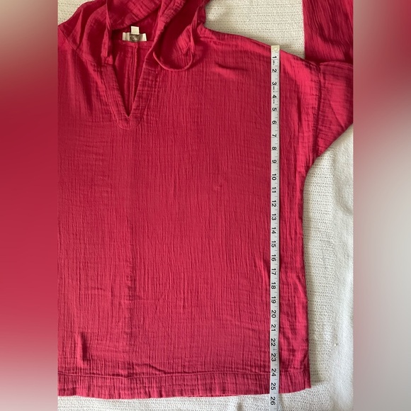 LOFT Pink Hoodie Sweatshirt - Picture 6 of 6